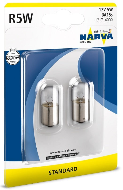LLAMPA NARVA R5W 12 V B2-17171 2 COPE