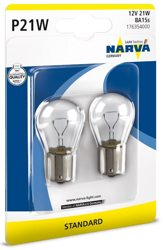 LLAMPA NARVA P21W 12 V B2-17635 2 COPE