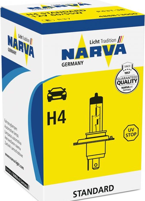 LLAMPA NARVA H4 12 V 60/55 W C1-48881 1 COPE
