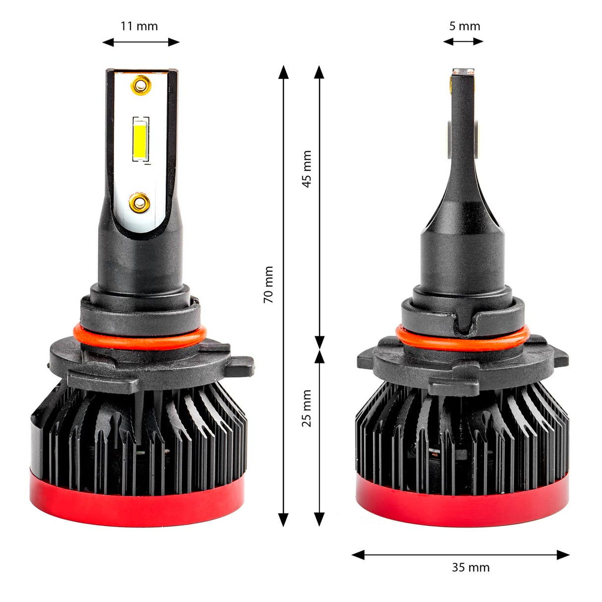 LLAMPA LED AMiO HB3 9005 BF-Series AM-02246 +200% 6-18V 30W 6000K SET