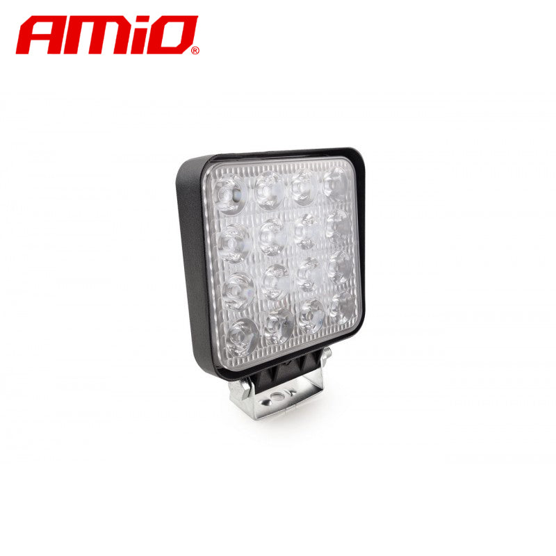 FENERE LED AMiO AM-02424 9-36V 16LED FLOOD (AWL-10) 110x110 mm 1 COPE