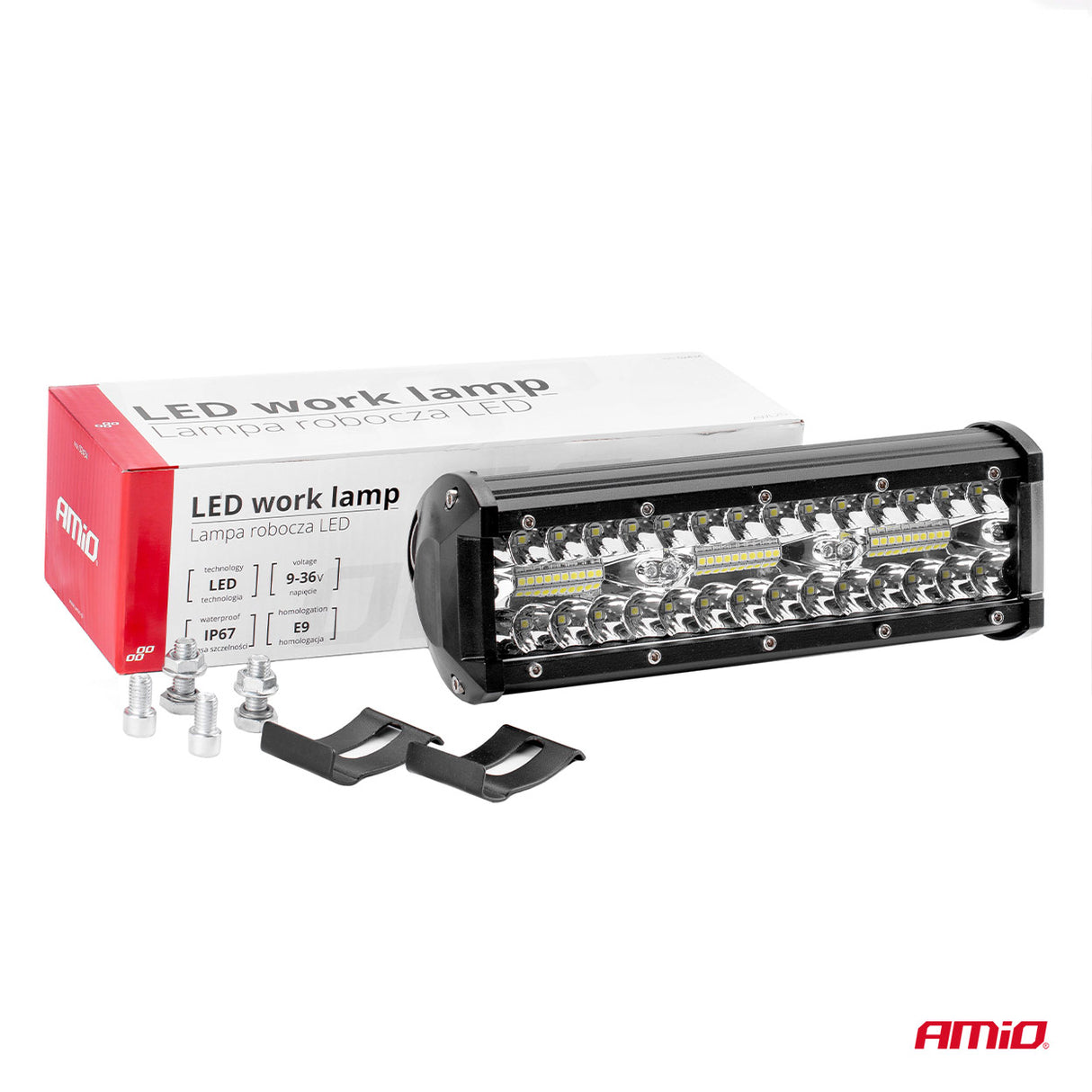 FENERE LED AMiO AM-02434 9-36V 60LED COMBO (AWL-20) 240x74 mm 1 COPE