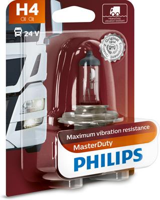 LLAMPA PHILIPS MASTER DUTY H4 24 V 75/70 W B1-13342 MD 1 COPE