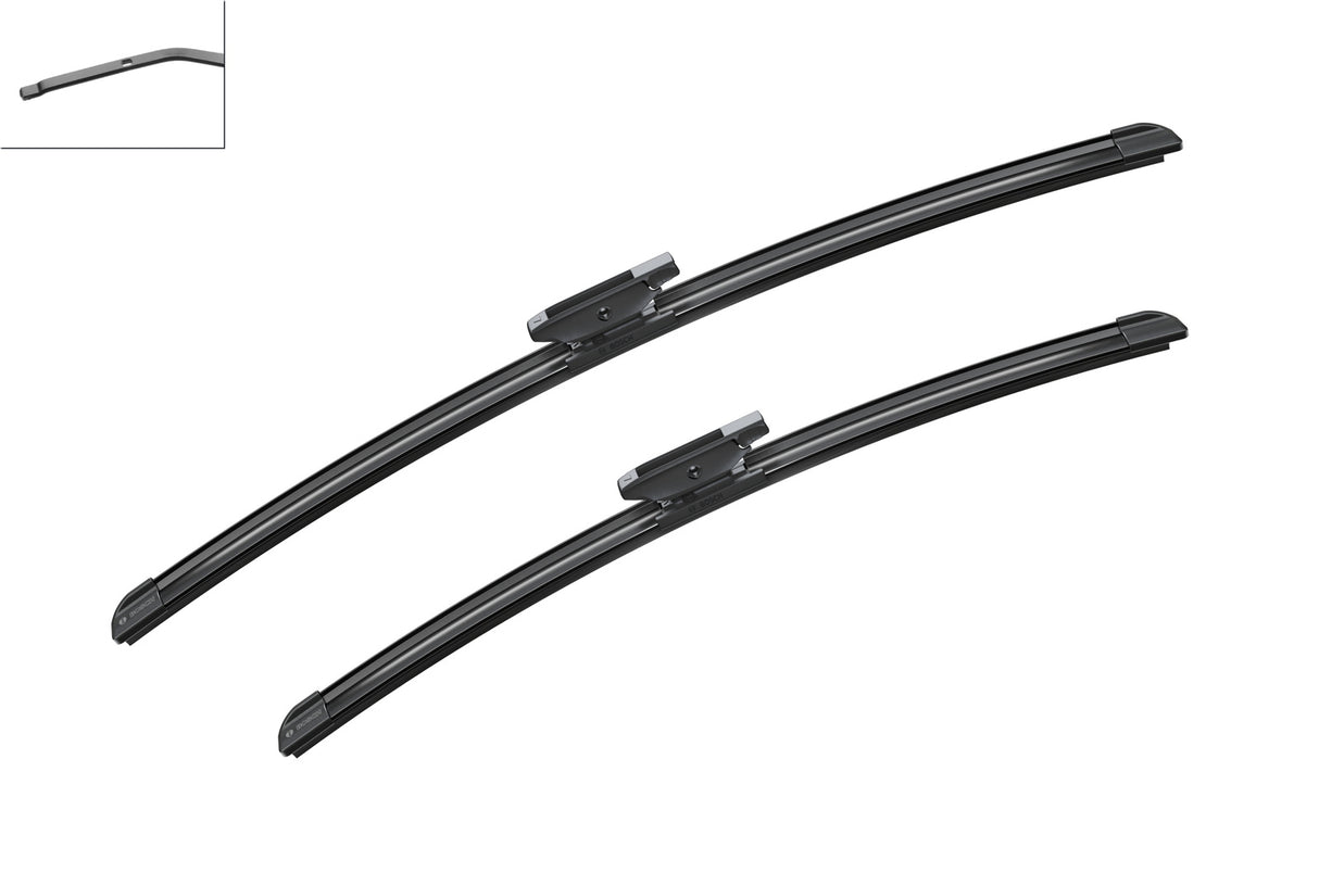 FSHIRESE XHAMI BOSCH AEROTWIN A-173-S (3 397 014 173) DACIA SANDERO II 55+47.5cm SET