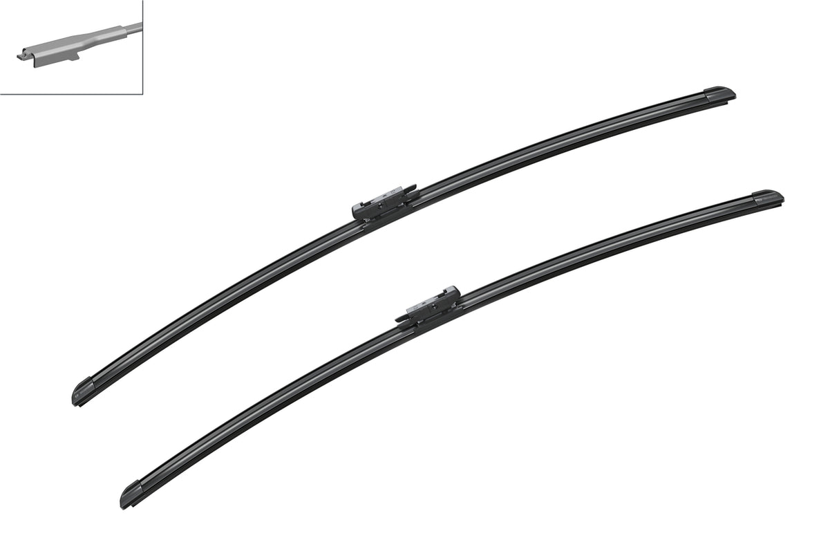FSHIRESE XHAMI BOSCH AEROTWIN A-214-S (3 397 014 214) FORD TOURNEO CONNECT V408 MPV 75+75cm SET