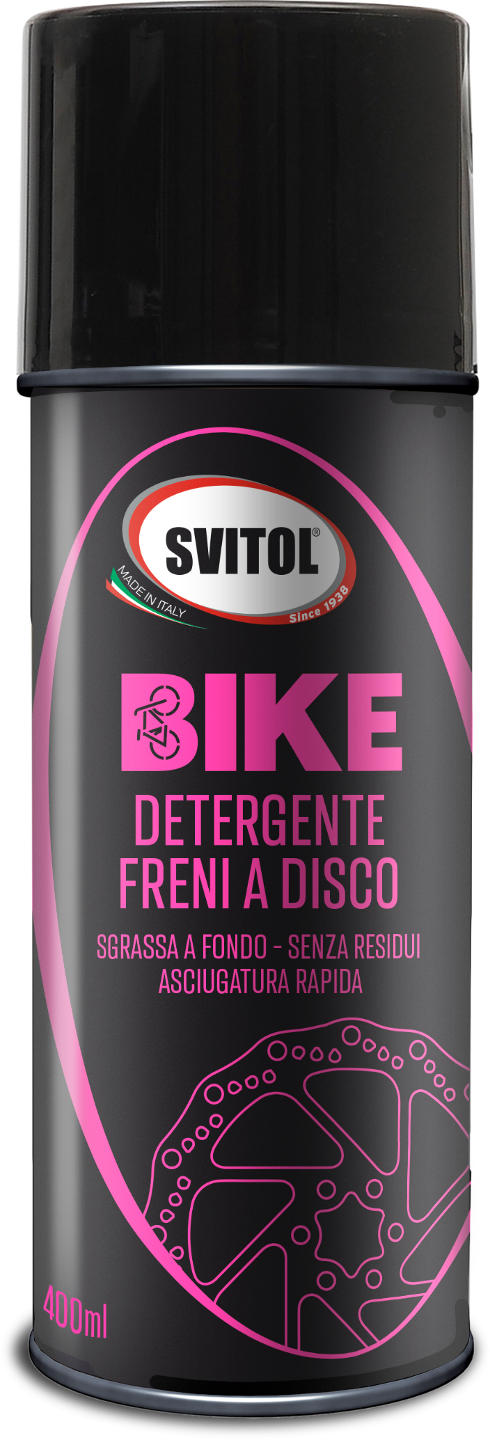SOLUCION PASTRUES FRENA BICIKLETE AREXONS SVITOL BIKE PULITORE FRENI A DISCO 400 mL-4378/ 4471