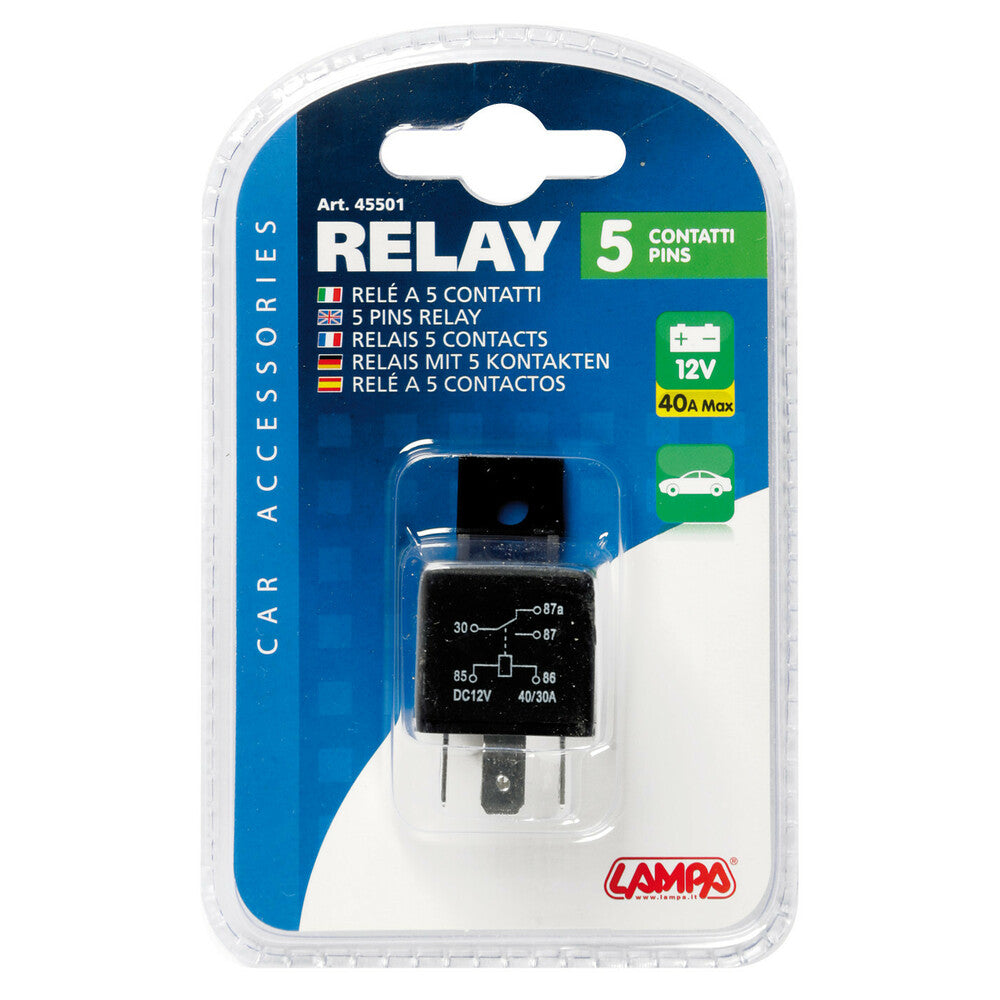 RELE LMP-45501 5-PINS 12 V 30A