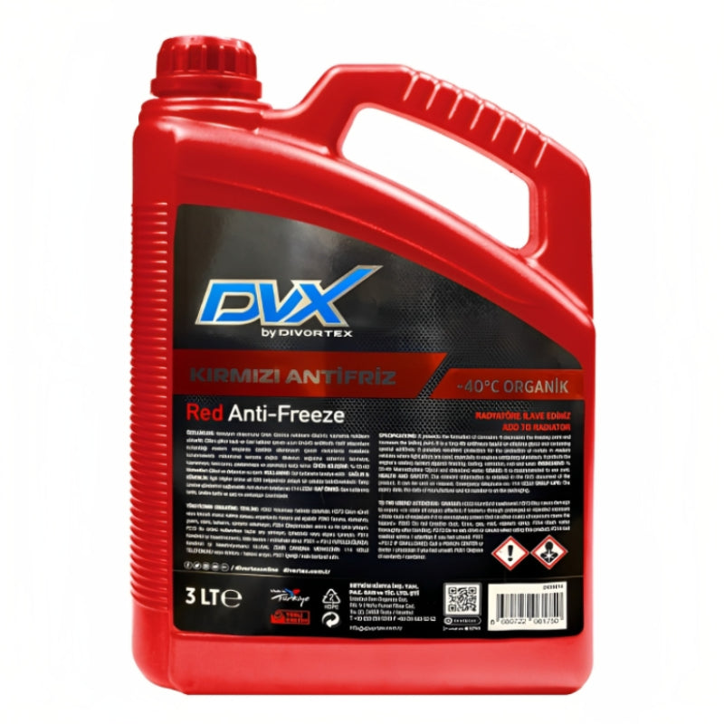 ANTIFRIZ ORGANIK I KUQ -40°C DIVORTEX DVX-9014 (koncentrat) 3 L