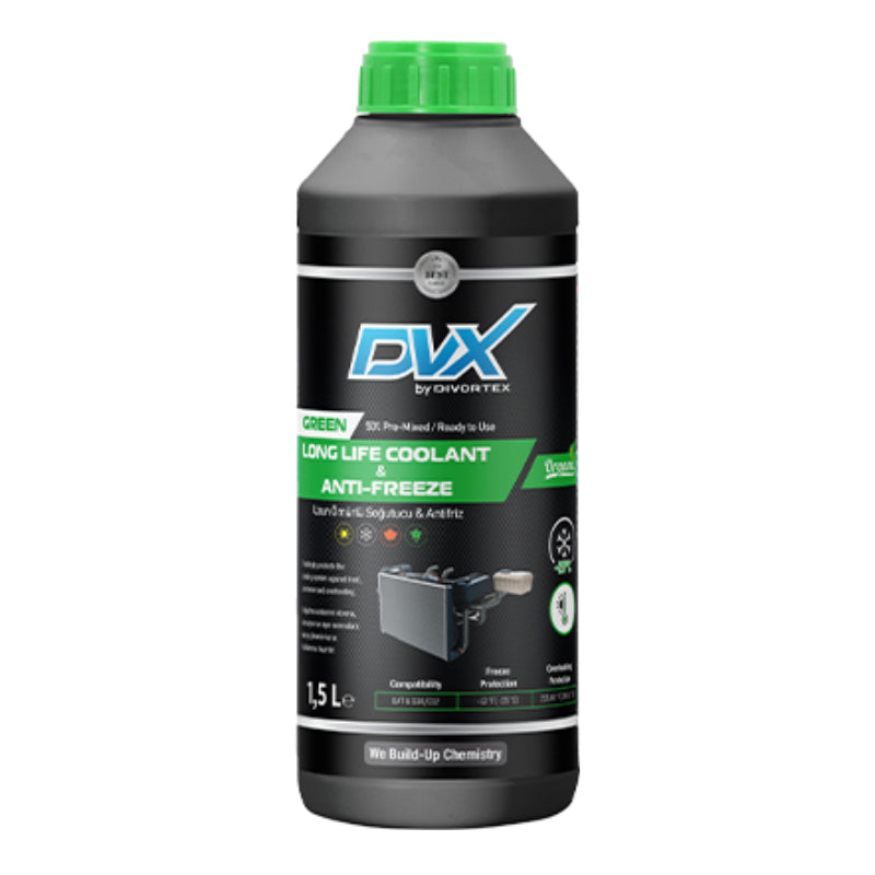 ANTIFRIZ ORGANIK LONG LIFE JESHIL -25°C DIVORTEX DVX-9143 1.5L