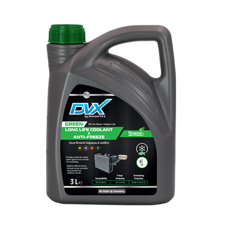 ANTIFRIZ ORGANIK LONG LIFE JESHIL -35°C DIVORTEX DVX-9147 3L