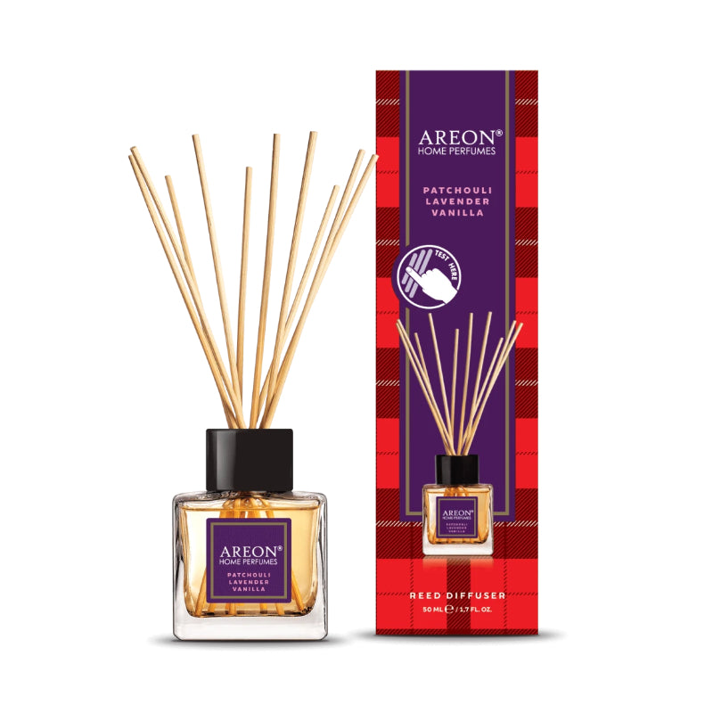 AROMATIK AREON HOME STICKS 50 mL (SQUARE) PATCHOULI-LAVENDER-VANILLA