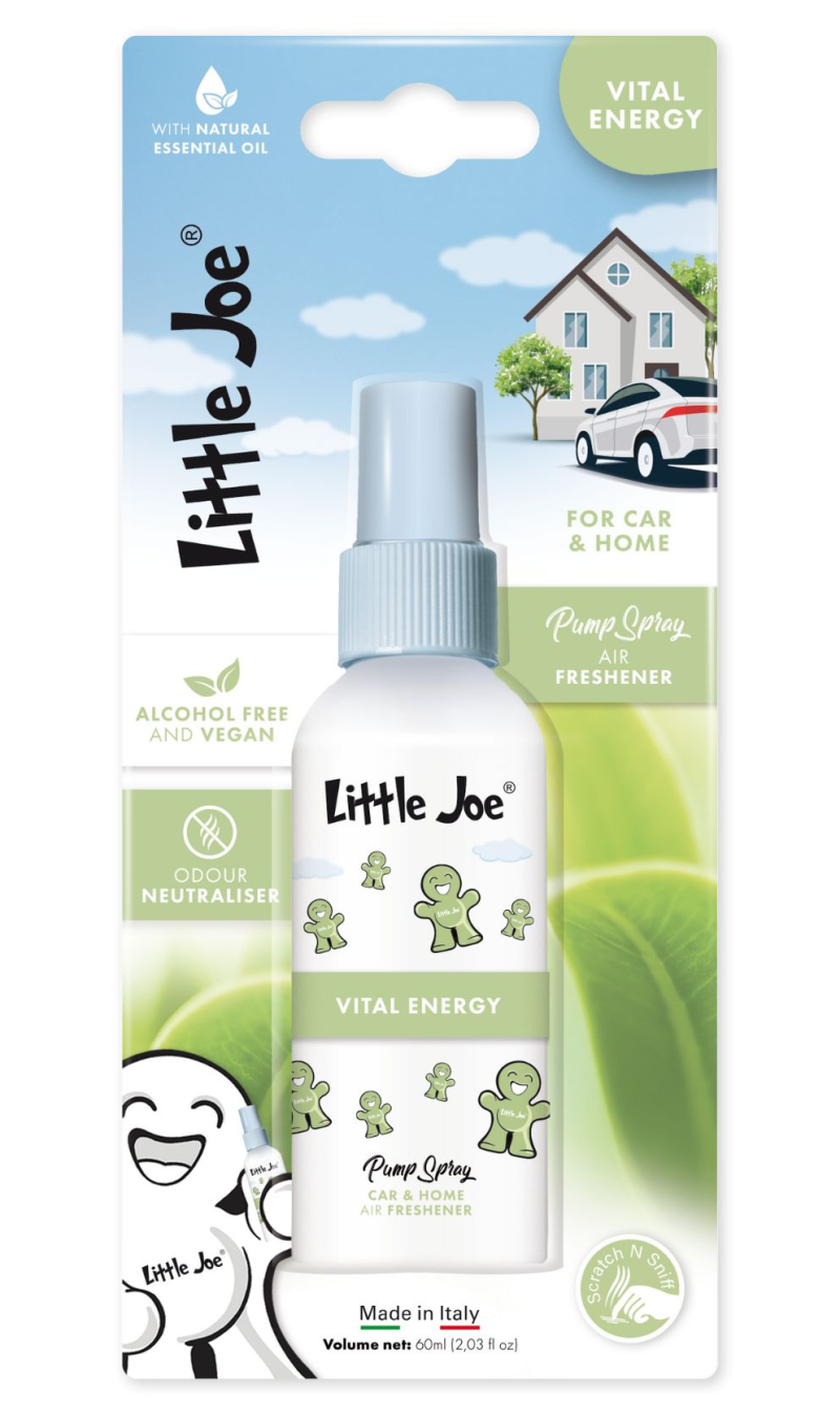 AROMATIK LITTLE JOE PUMP SPRAY 60ML VITAL ENERGY-JS0859
