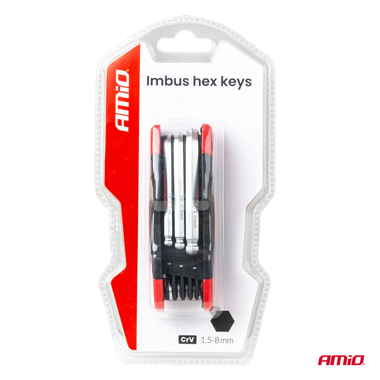 CELESA KOMPLET HEKZAGON AM-04788 CR-V HEX KEYS 8-PJESE
