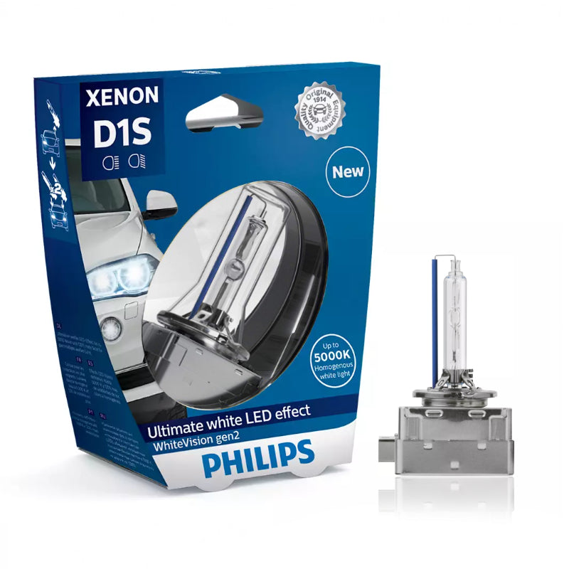 LLAMPA PHILIPS XENON D1S WHITE VISION 85 V 35 W S1-85415 WHV 1 COPE