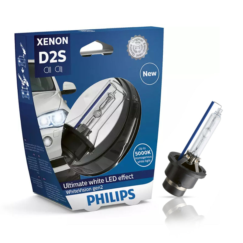 LLAMPA PHILIPS XENON D2S WHITE VISION 85 V 35 W S1-85122 WHV 1 COPE