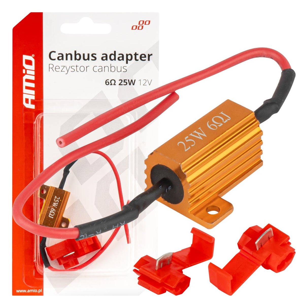 DEKODER AM-04092 CANBUS LED ADAPTOR (REZISTOR) 25W 6-Ohm 1 COPE