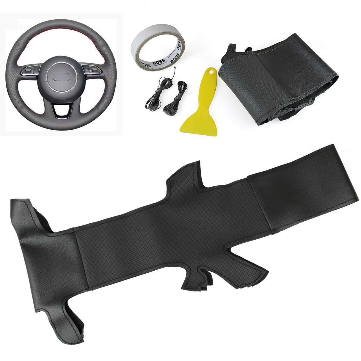 VESHJE TIMONI ME QEPJE AUDI A1/ A3/ A5/ A7 2013-2015