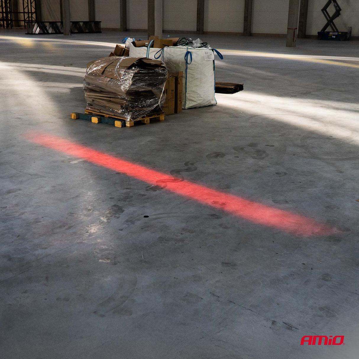 FENERE SINJALIZUES LED PER PIRUN AM-04868 10-80V 10W SAFETY ZONE RED FORKLIFT LIGHT 1 COPE