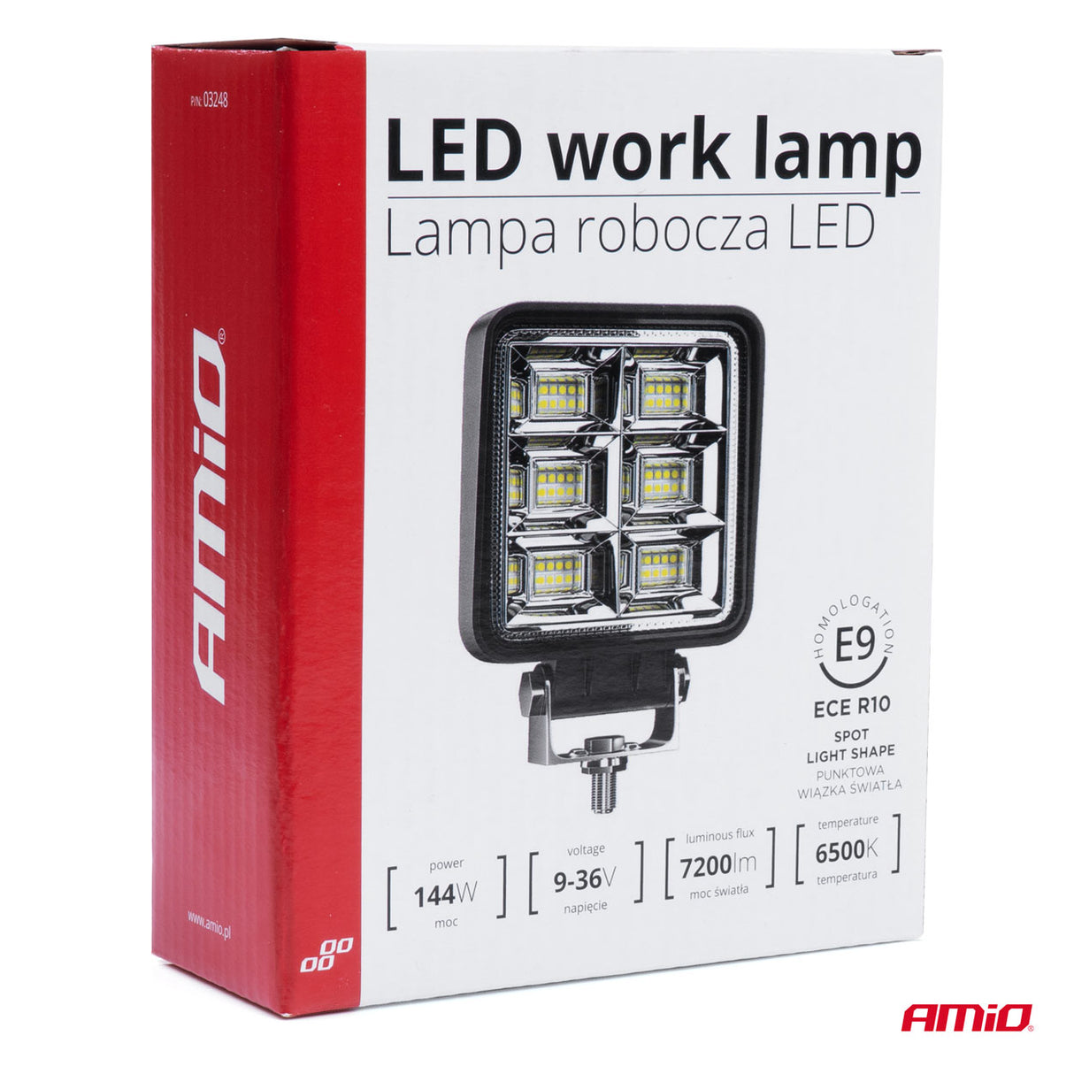 FENERE LED AMiO AM-03248 9-36V 48-LED SPOT (AWL-37) 1 COPE