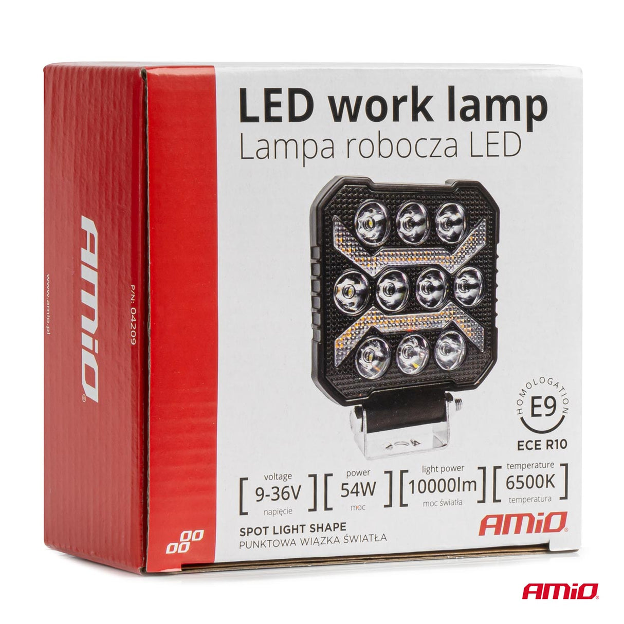 FENERE LED AMiO AM-04209 9-36V 54W 6500K 10000LM (AWL-68) 1 COPE