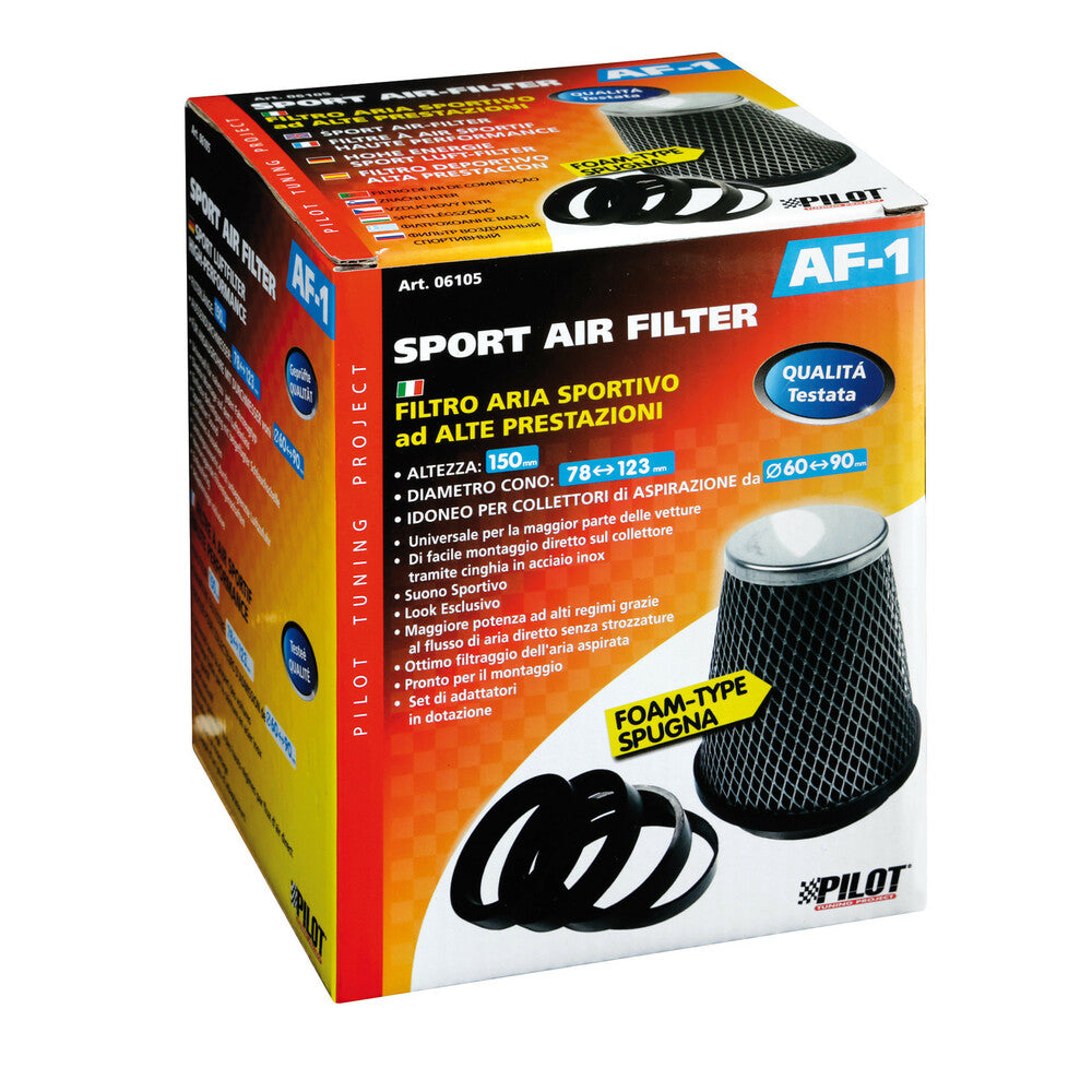 FILTER AJRI SPORTIV LMP-06105 KONIK (Lartesia 150mm/ Baza 123mm/ Pershtatshmeria Ø60-90mm)