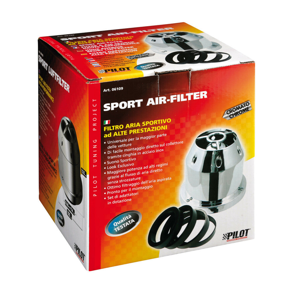 FILTER AJRI SPORTIV LMP-06109 CHROME-LOOK (Lartesia 135mm/ Baza 160mm/ Pershtatshmeria Ø60-114mm)