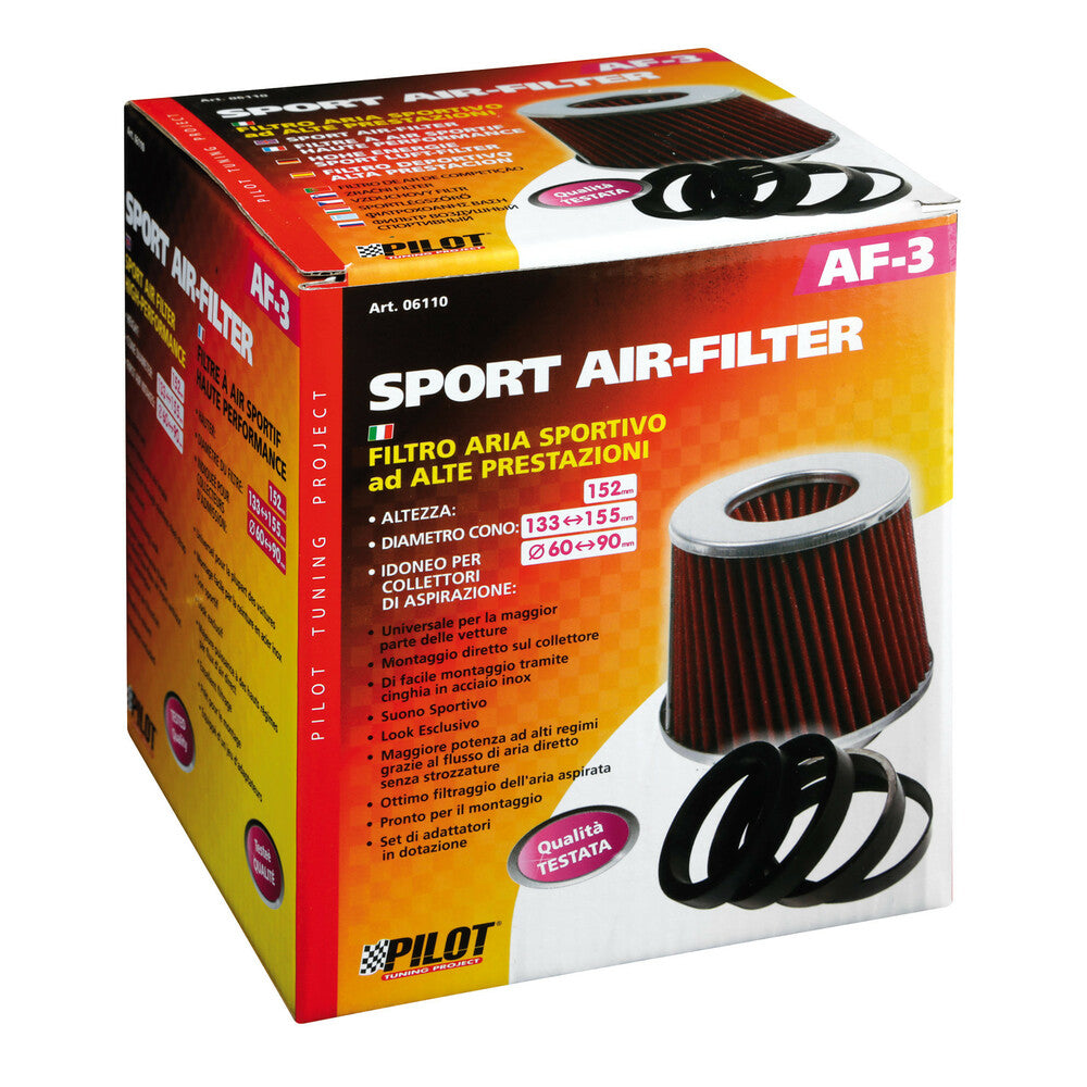 FILTER AJRI SPORTIV LMP-06110 KONIK (Lartesia 152mm/ Baza 155mm/ Pershtatshmeria Ø60-90mm)