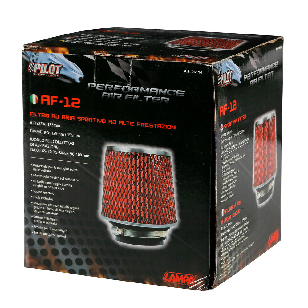 FILTER AJRI SPORTIV LMP-06114 KONIK (Lartesia 160mm/ Baza 155mm/ Pershtatshmeria Ø60-101mm)