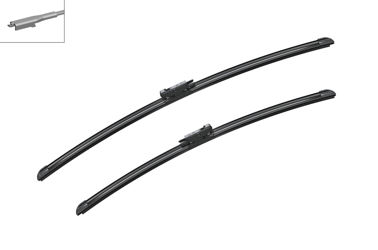FSHIRESE XHAMI BOSCH AEROTWIN A-967-S (3 397 118 967) MERCEDES-BENZ A-CLASS (W169) 57.5+65cm SET