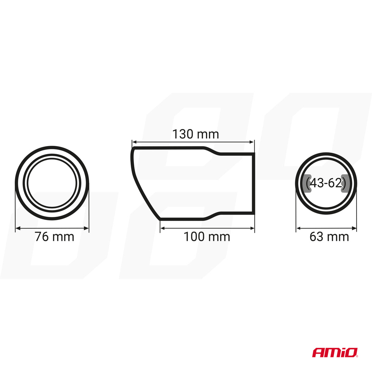 FUND MARMITE AMiO AM-02348 INOX (MT-017)