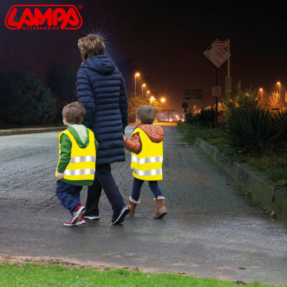 JELEK FOSFORESHENT LMP-65857 KID LIFE VEST MASA: PER FEMIJE/ NGJYRA: E VERDHE (Certif. EN 1150:1999)