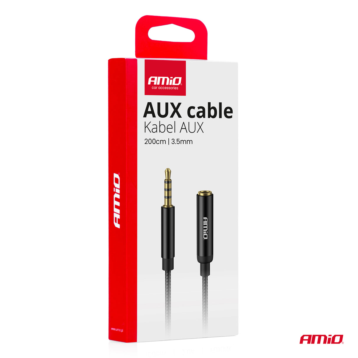 KABELL AUX AM-04296 AUX MINI JACK AUDIO CABLE 3.5 mm 200 cm