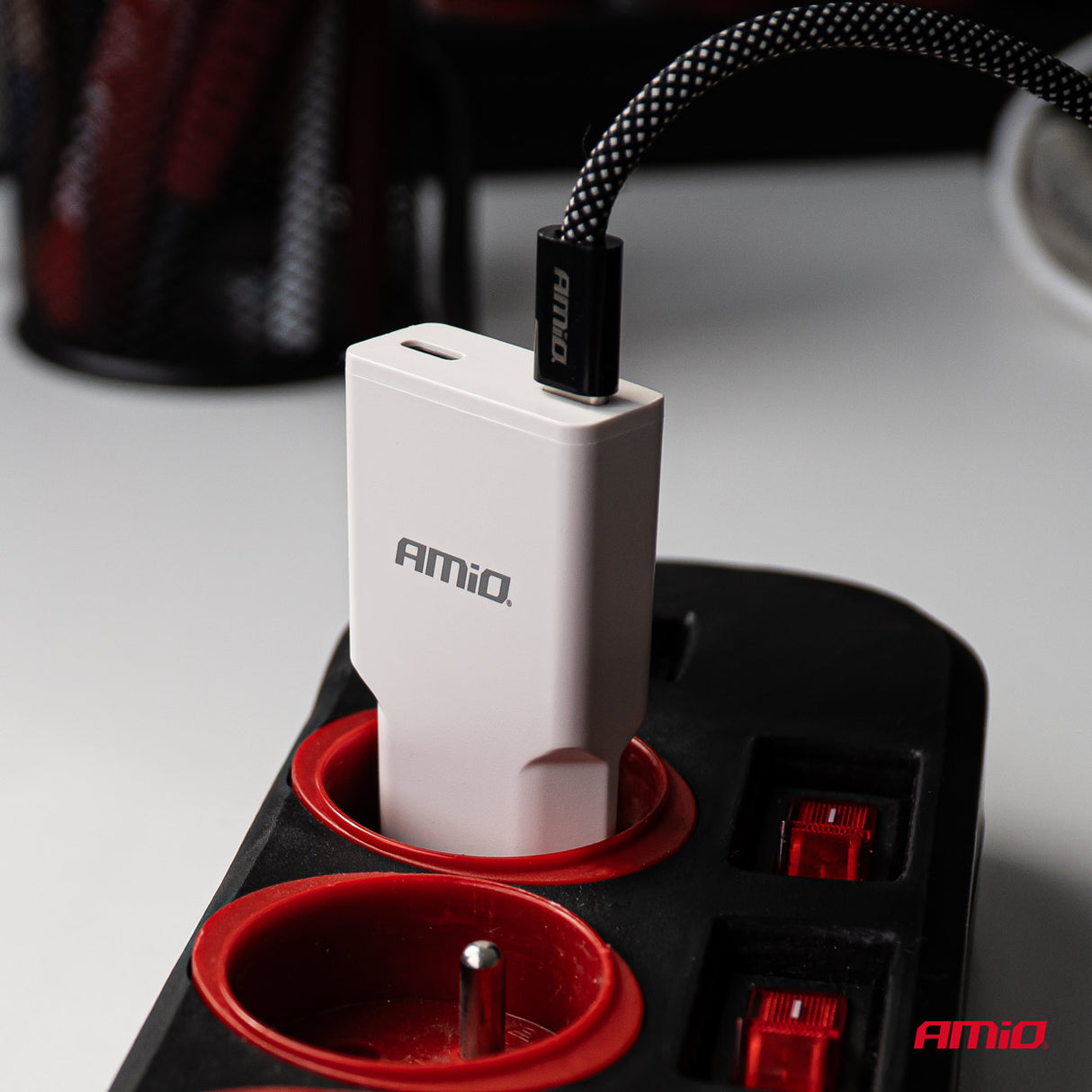KABELL KARIKIMI MAGNETIK AM-04840 USB-C to USB-C 60W 100 cm
