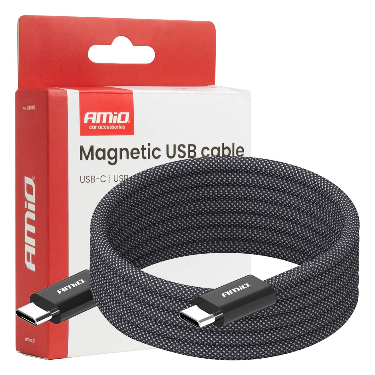 KABELL KARIKIMI MAGNETIK AM-04840 USB-C to USB-C 60W 100 cm