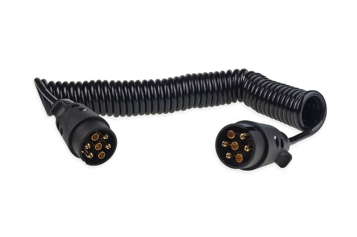 KABELL SPIRAL PER RIMORKIO AM-02390 12V 2x7-PIN-Plugs 6 m