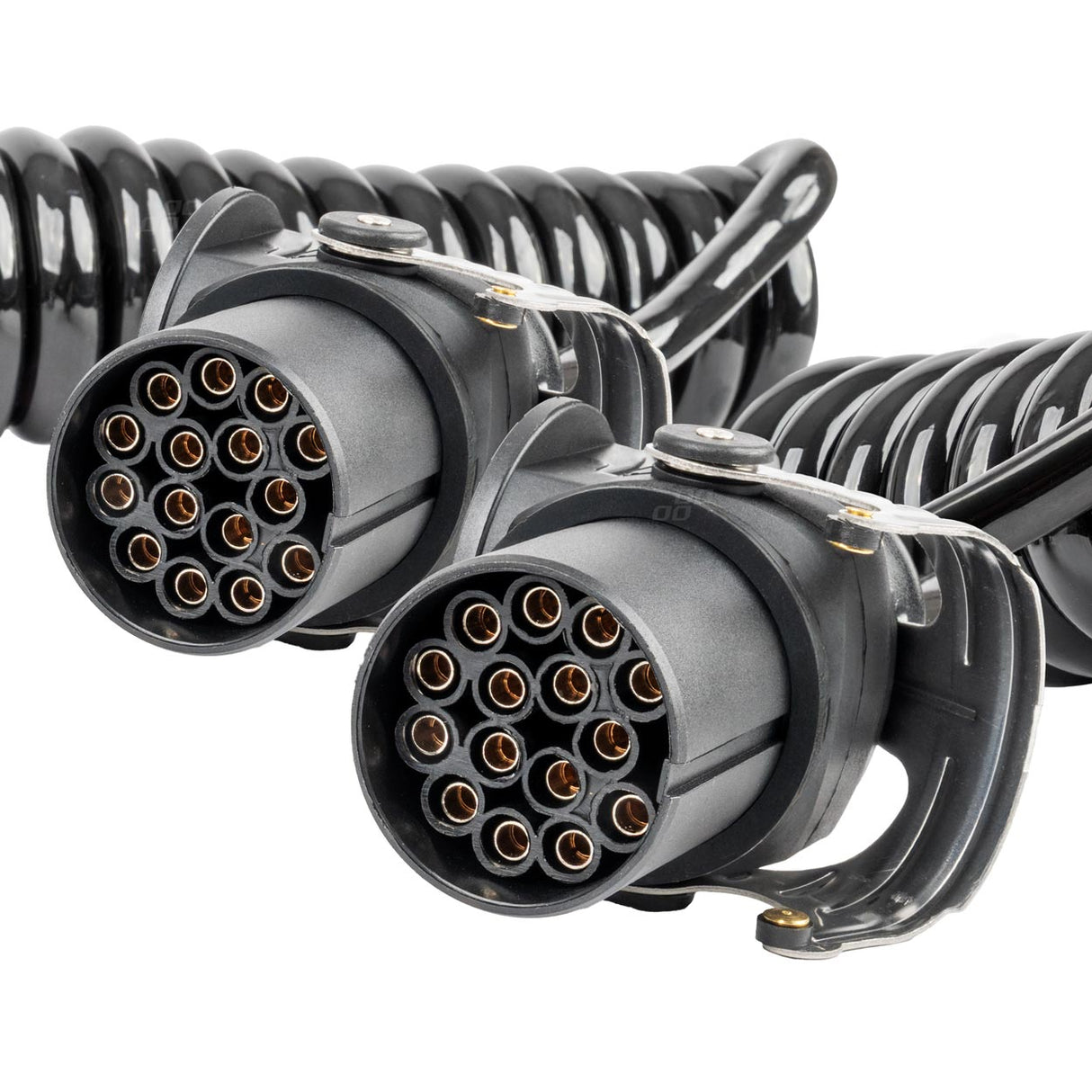 KABELL SPIRAL PER RIMORKIO AM-04382 24V 2x15-PIN-Plugs 5 m