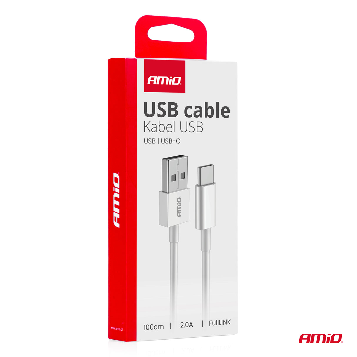 KABELL KARIKIMI AM-03893 USB-A to USB-C 2A FullLink 100 cm