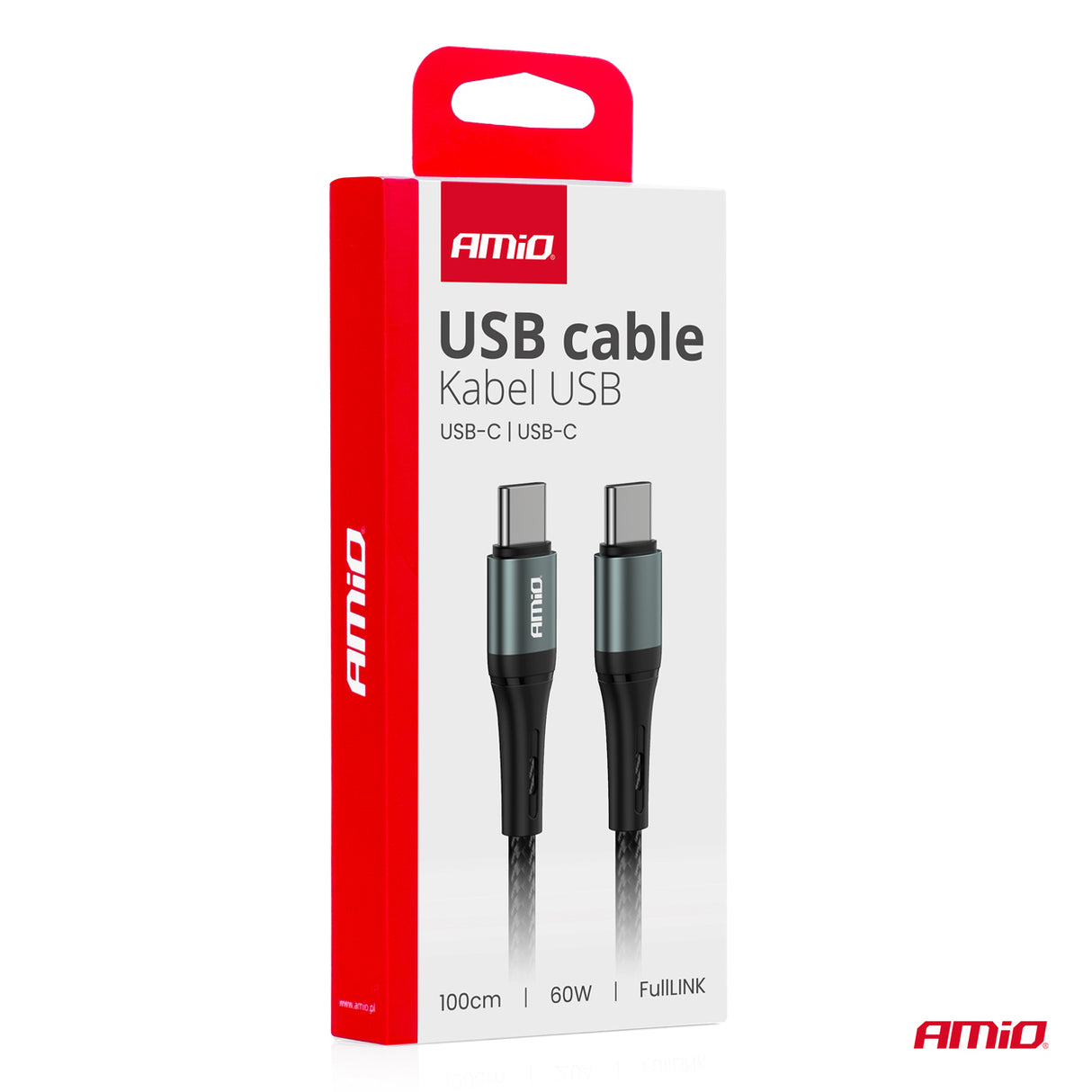 KABELL KARIKIMI AM-03914 USB-C to USB-C 60W FullLink 100 cm