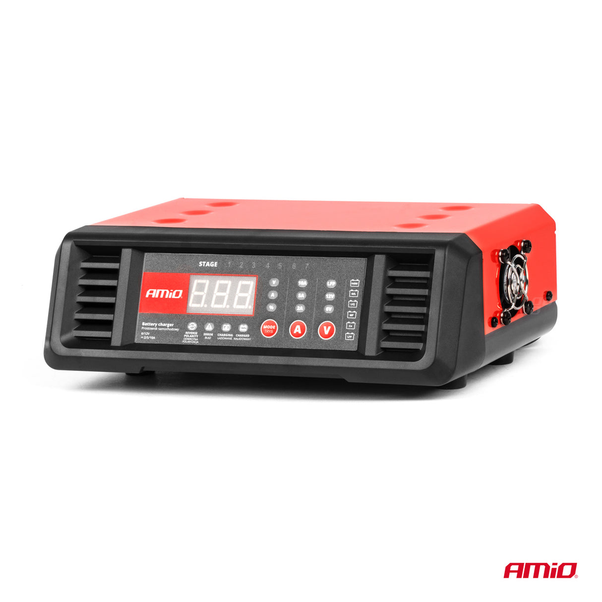 KARIKUES BATERIE AMIO AM-04056 10A 6/12V (AGM/ GEL/ LIQ/ MF/ Ca/ LFP-batteries supported)