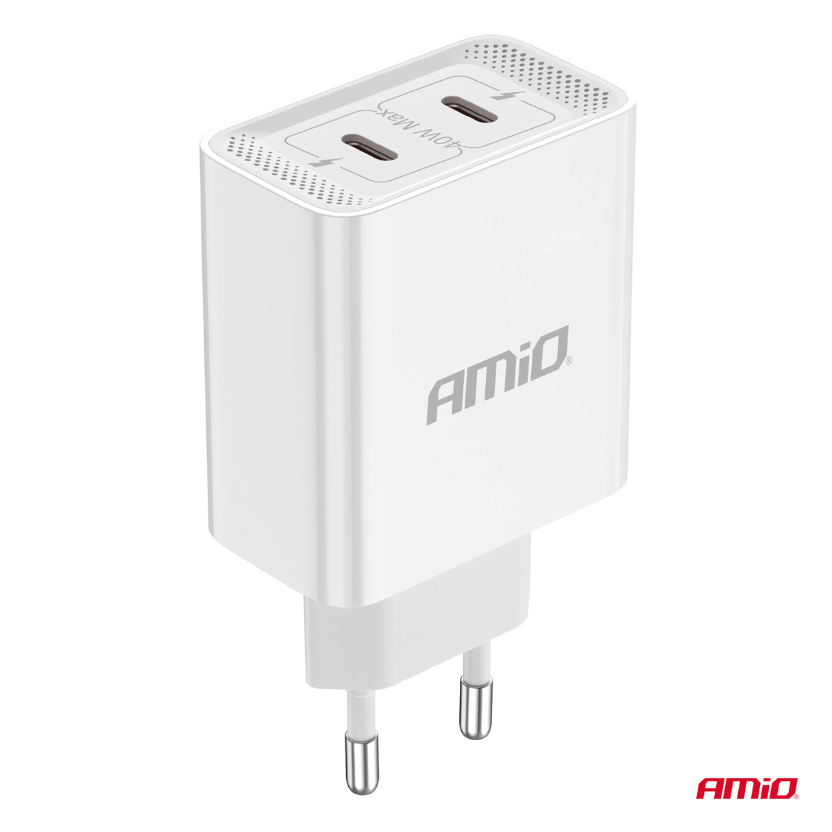 KARIKUES CELULARI AM-03892 2xUSB-C 40W DC100-240V QUICK CHARGE (CE RoHS)