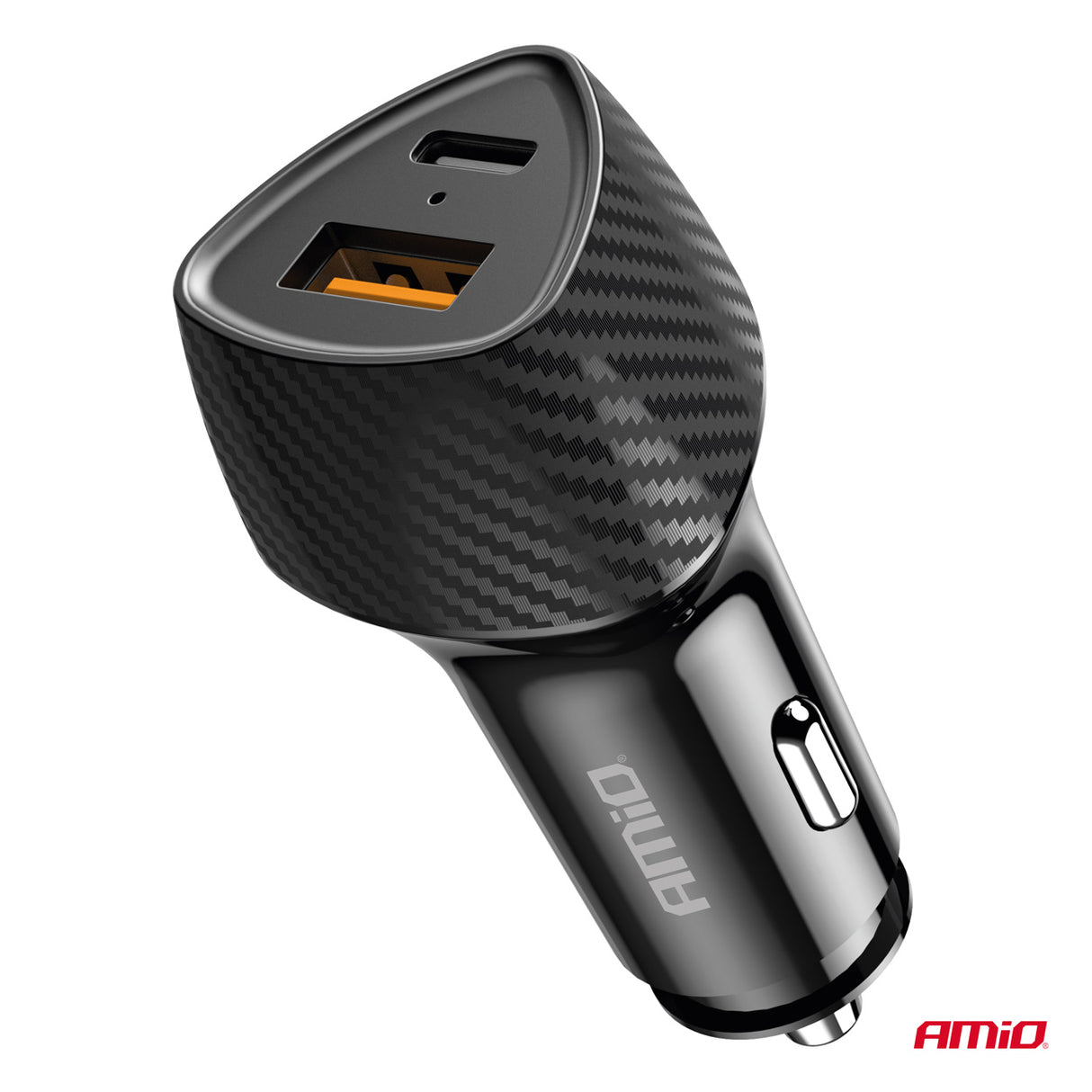 KARIKUES CELULARI AM-04283 1xUSB-A+1xUSB-C 38W DC12-24 V QUICK CHARGE (CE RoHS)