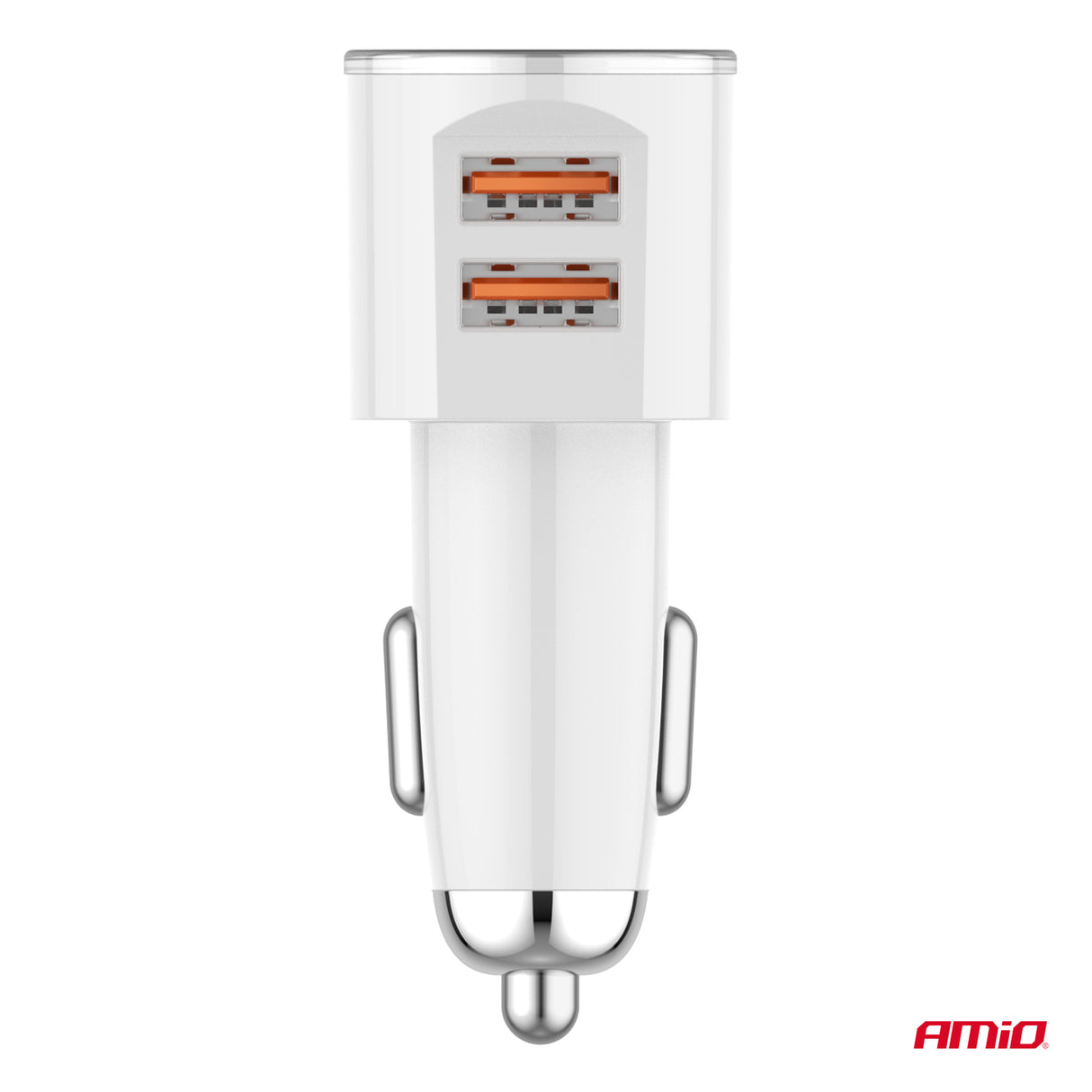 KARIKUES CELULARI AMiO AM-03888 2xUSB-A 17.5W DC12-24V