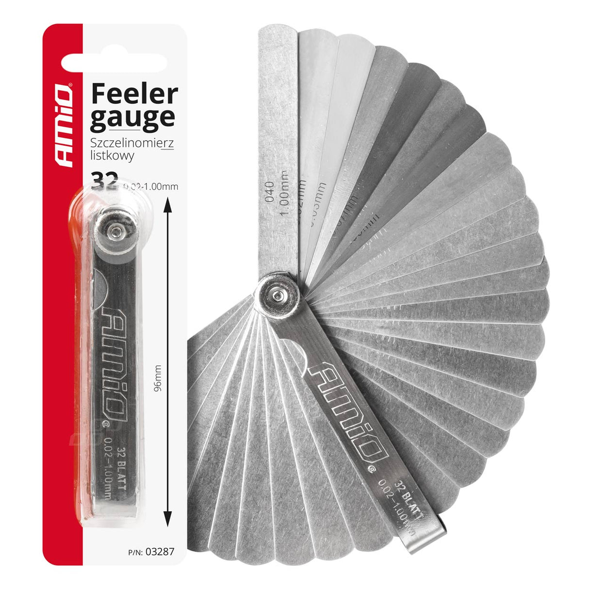 SPECIMETER AM-03287 GAP METER 0.02-1 mm 32-FLETA 8.9 cm