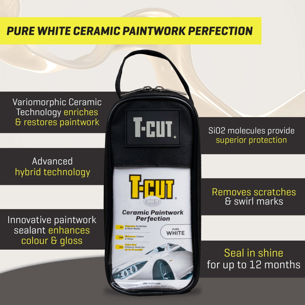 KIT LUCIDIMI DHE RIGJENERIMI BOJE T-CUT 365 E BARDHE 2 COPE-WHT365