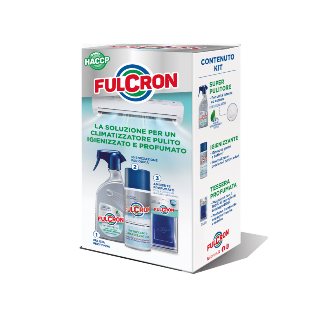 KIT PER KONDICIONER FULCRON PASTRUES+DIZIFEKTUES+AROMATIZUES 3 COPE-2503