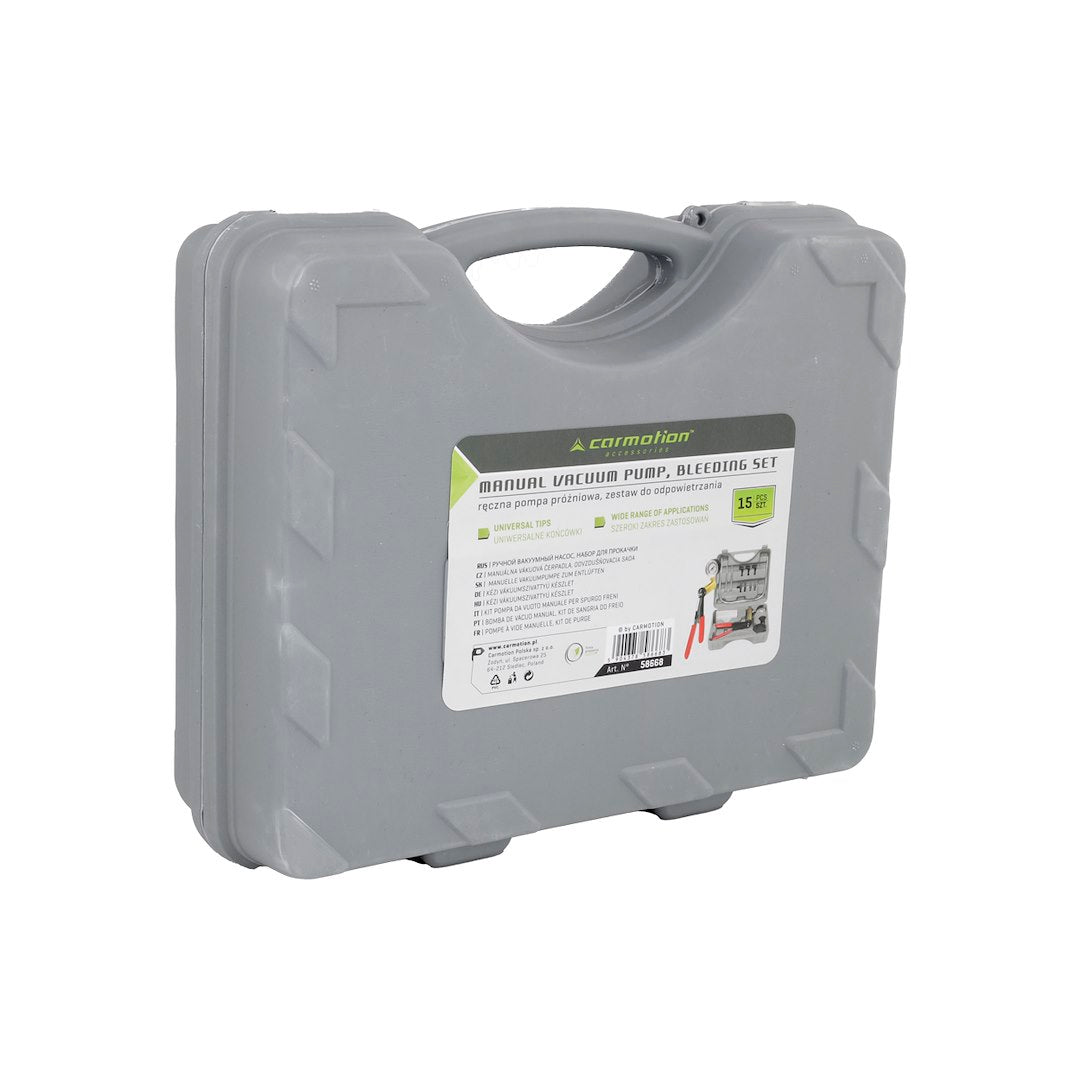 KIT PER NXJERRJEN E AJRIT NGA FRENAT CM-58668 MANUAL VACUUM PUMP (BLEEDING) 15-PJESE