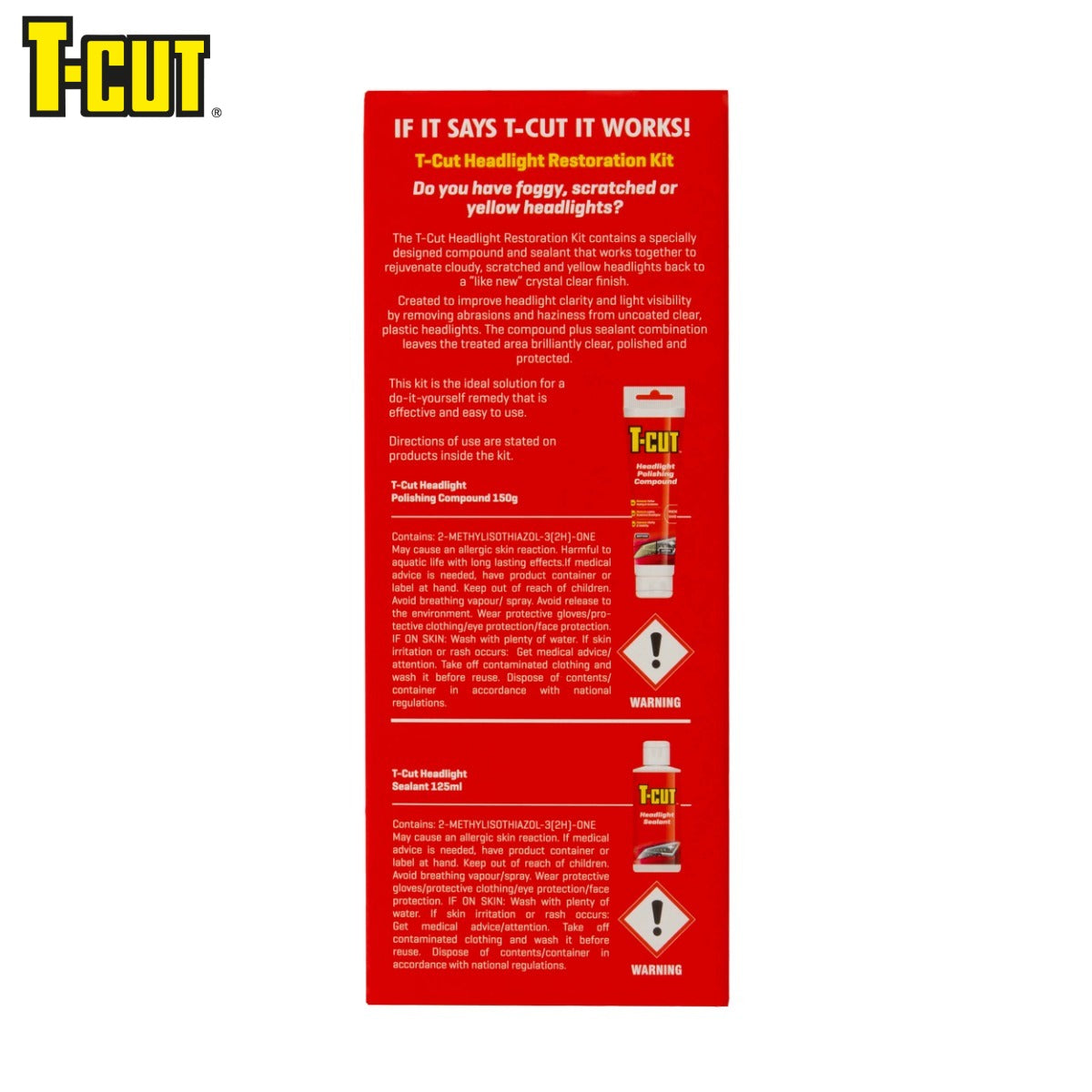 KIT PER RIGJENERIM FENERESH T-CUT HEADLIGHT RESTORATION SET-THK106