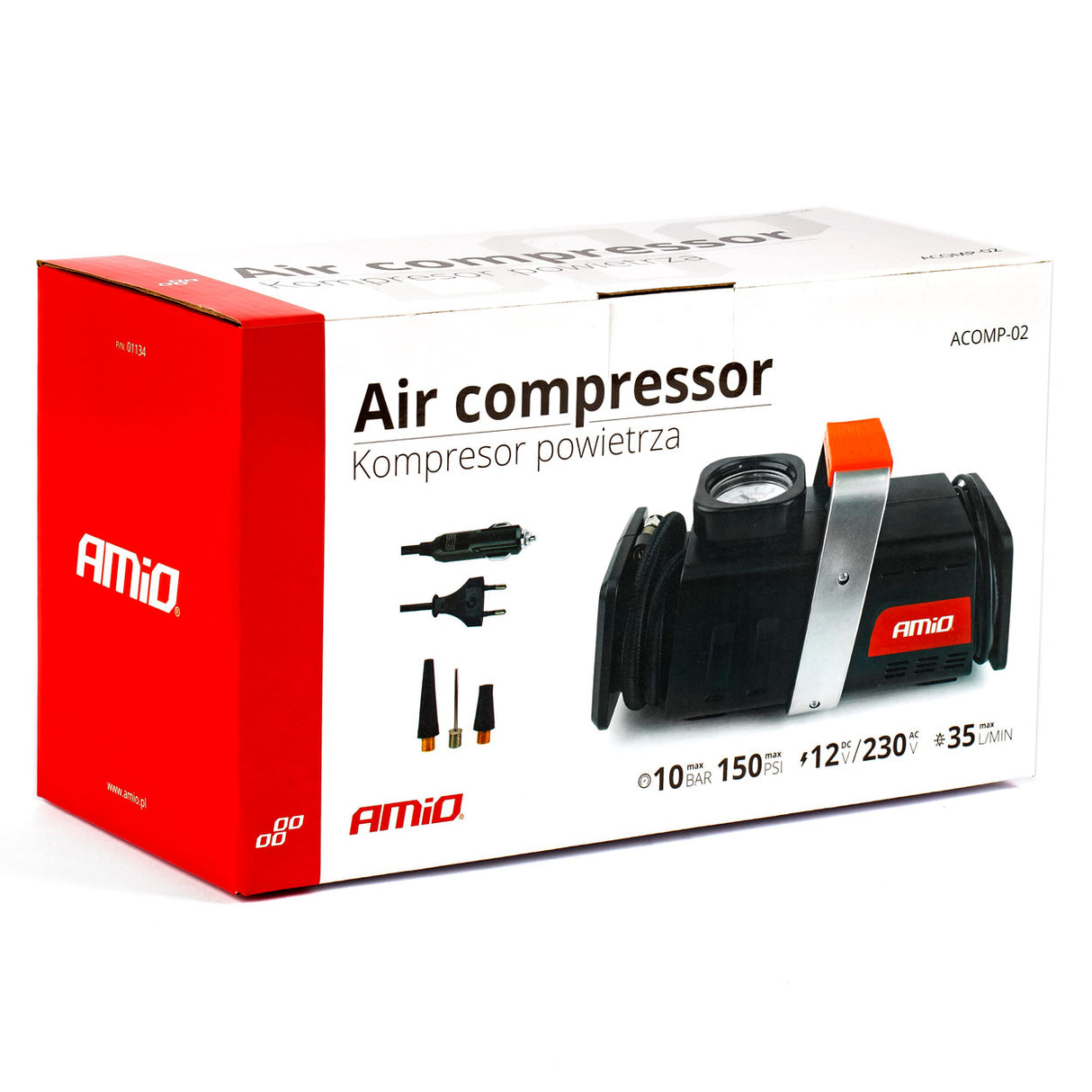 KOMPRESOR AJRI AMiO AM-01134 DC12V AC230V 150PSI 10bar (ACOMP-02)