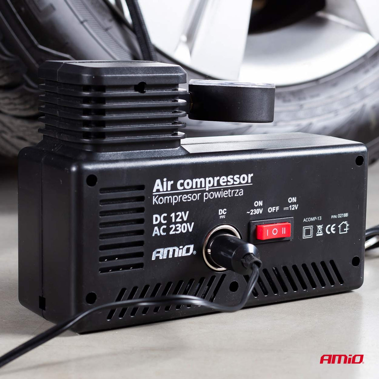 KOMPRESOR AJRI AMiO AM-02188 DC12V AC230V 250PSI 18bar (ACOMP-13)