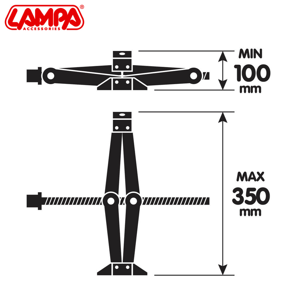 KRIK MEKANIK LMP-71502 1-TON ME LEVE KRIKETI GS-TUV